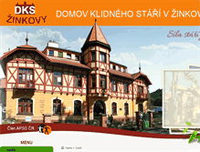 Tablet Screenshot of dkszinkovy.cz